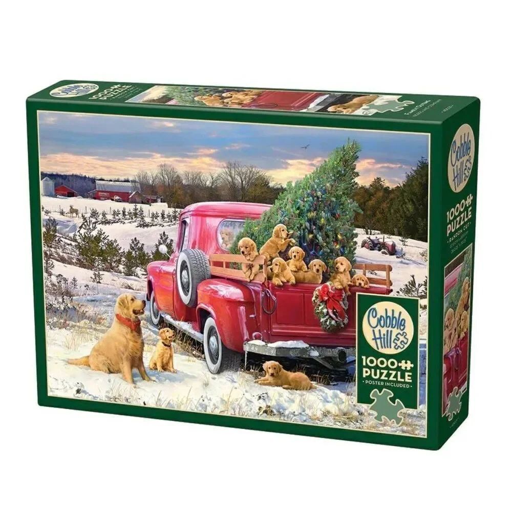 Cobble Hill Family Outing Dogs 1000 pc Jigsaw Puzzle